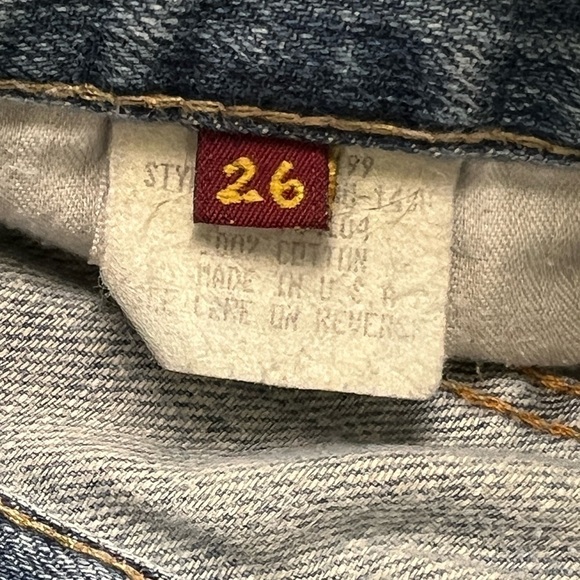 7 FOR ALL MANKIND Blue Denim Jeans - Picture 4 of 8